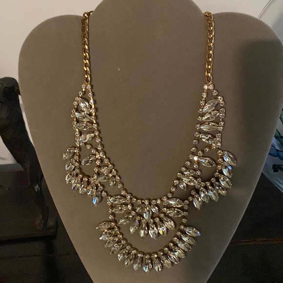 BaubleBar Jewelry - Large Rhinestone necklace bling